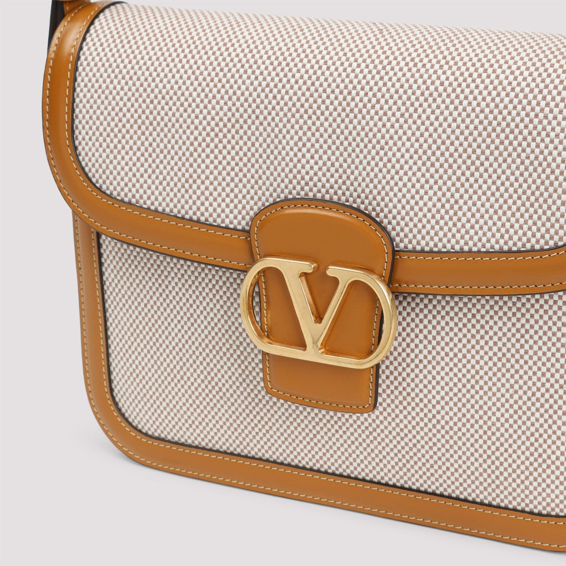 Valentino Brown Leather Shoulder Bag