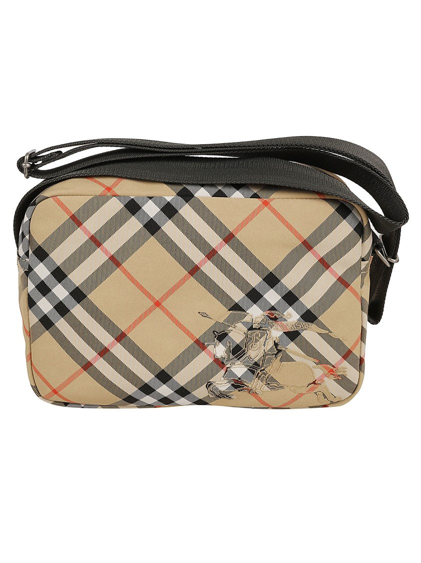 Burberry Classic Check Pattern Rectangular Bag