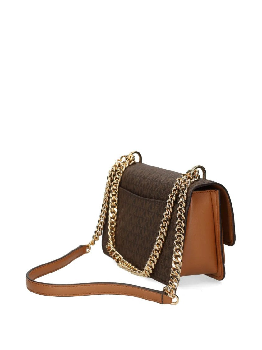 Michael Kors Textured Pvc And Polyester Shoulder Bag