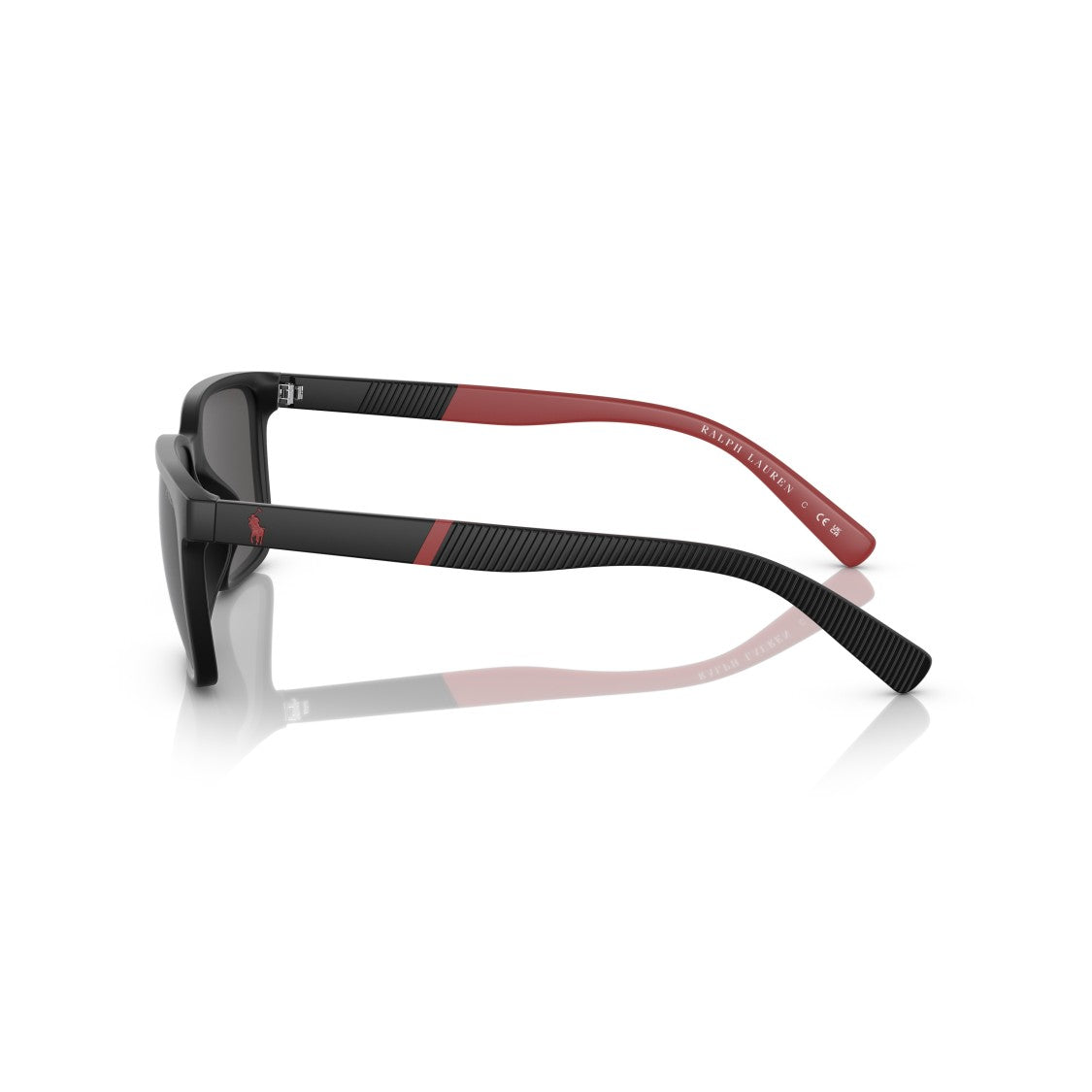 Polo Ralph Lauren 0Ph4189u Rectangular Matte Black Sunglasses