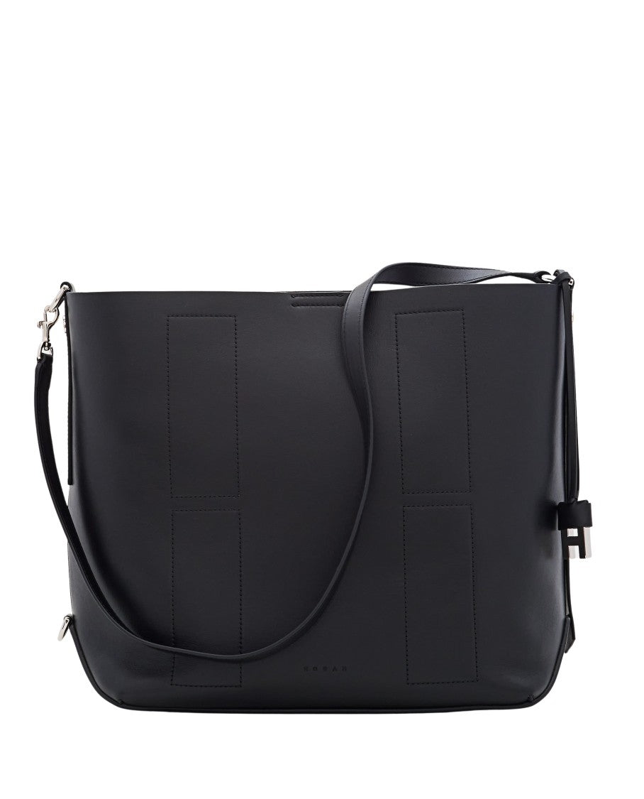 Hogan Black H01r Hobo Medium Bag