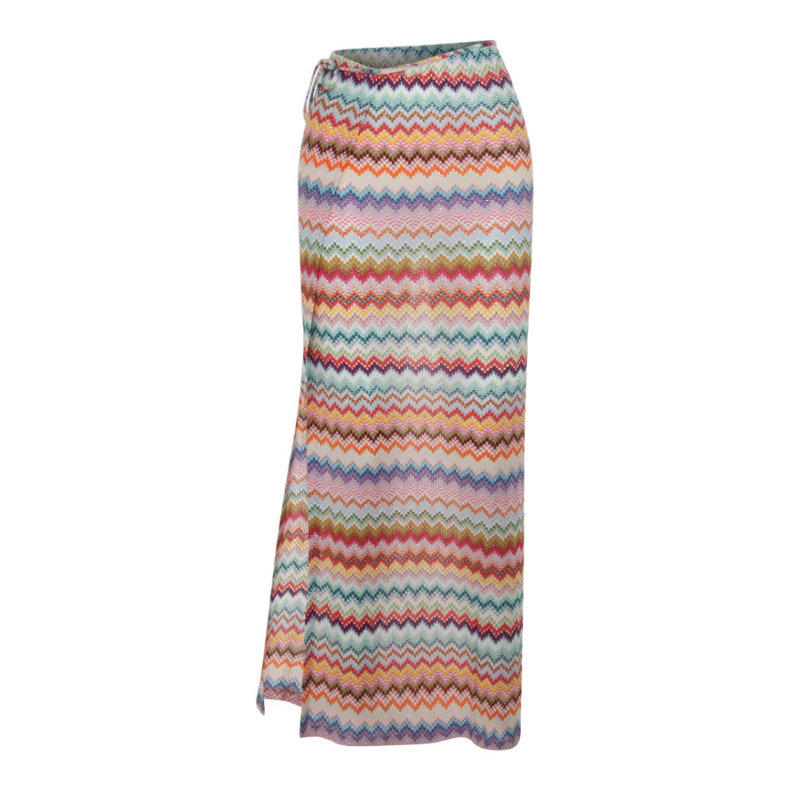 Missoni Zigzag Maxi Skirt With Fitted Waist
