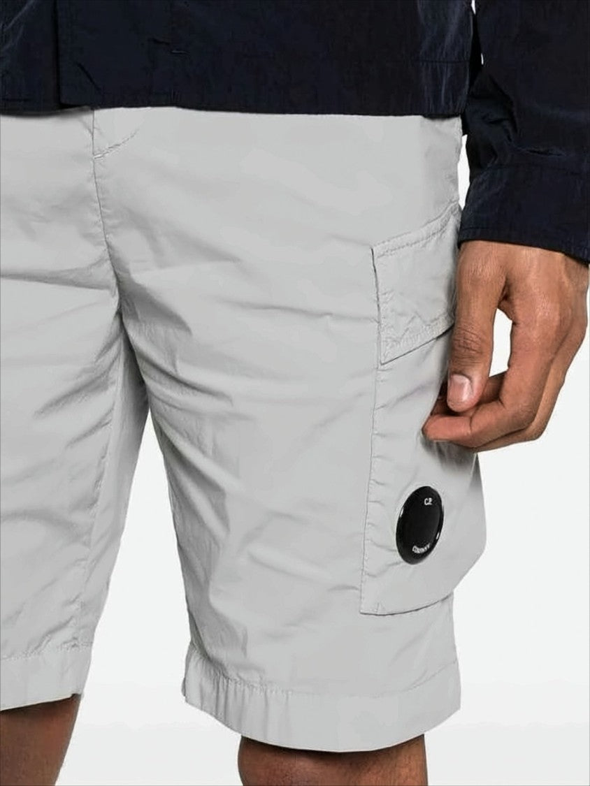 C.P. Company Mid-Thigh Length Shorts With Unique Side Pocket Detail
