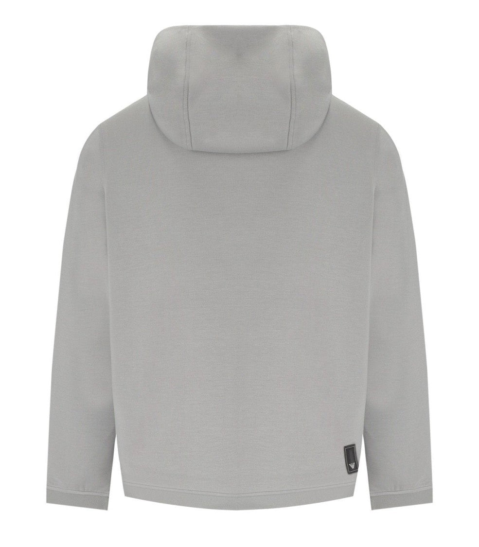 Emporio Armani Relaxed Fit Grey Hoodie