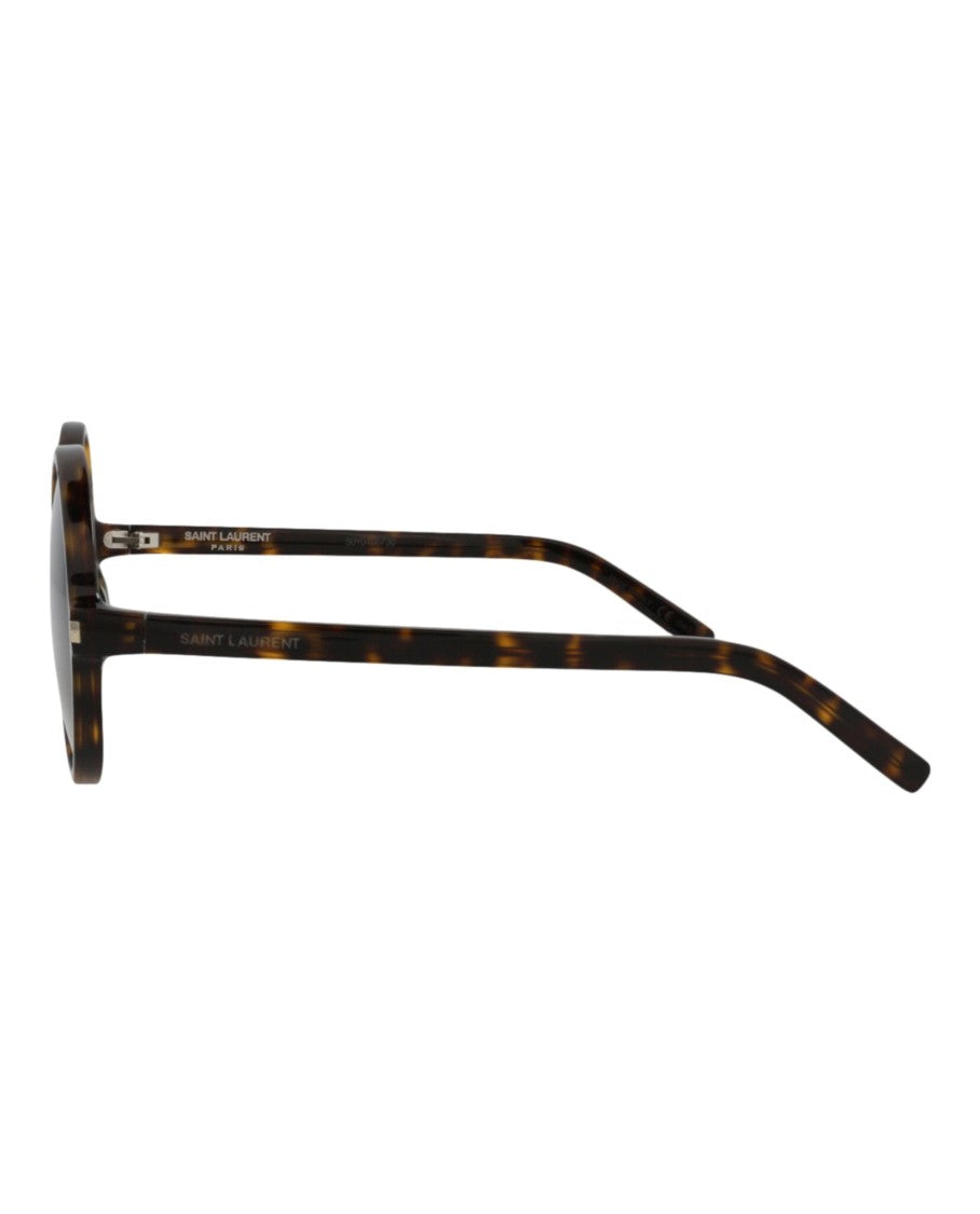 Saint Laurent Round-Frame Acetate Sunglasses