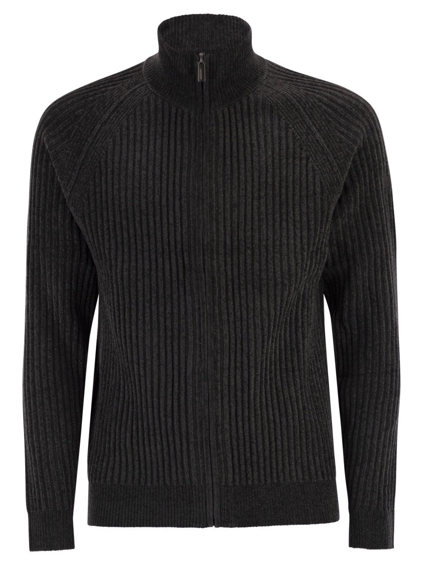 Rrd Velvet Rave Full Zip Knit - Zip-Up Cardigan