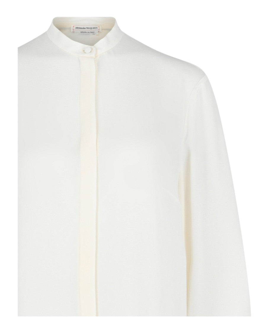 Alexander Mcqueen Sheer Georgette Blouse
