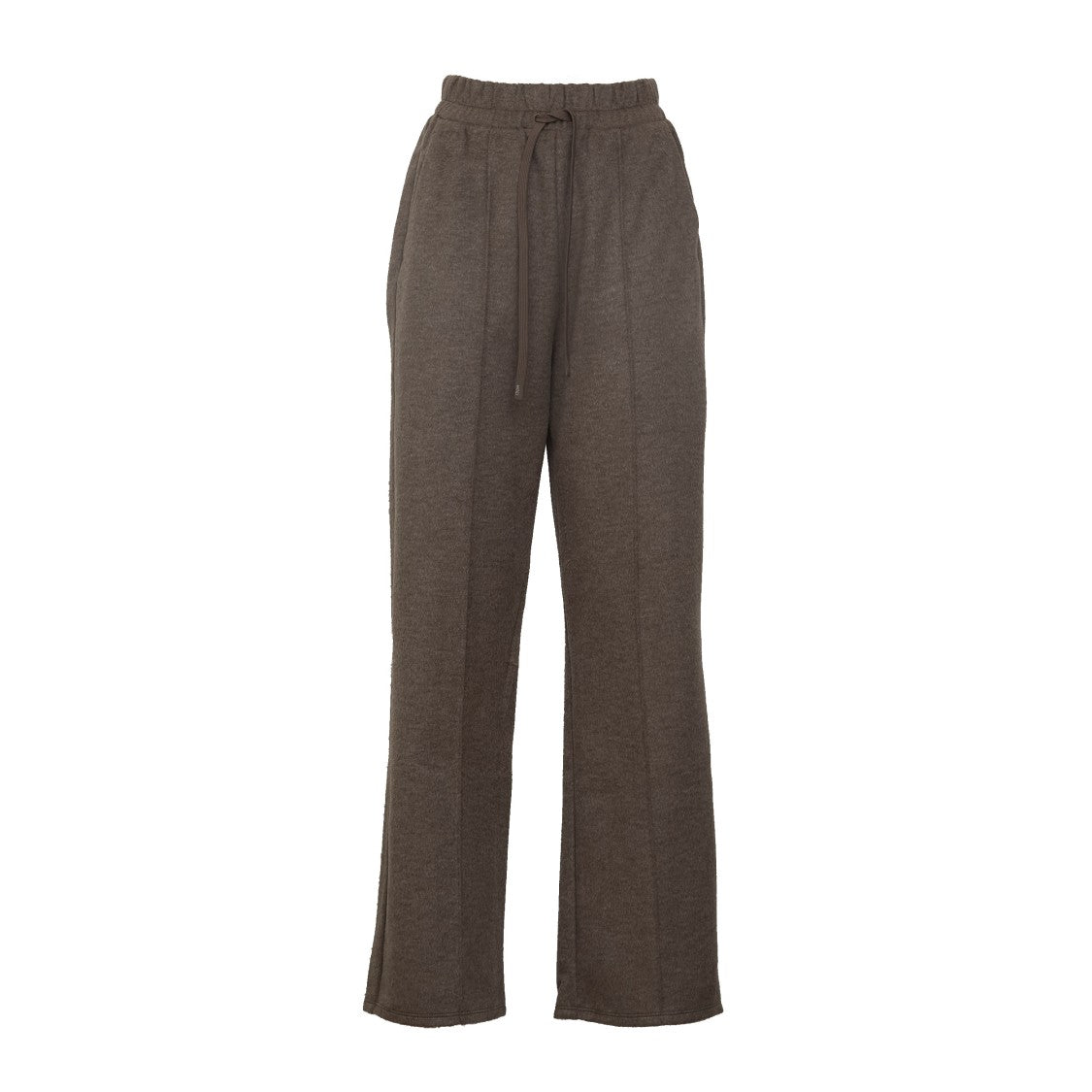 Max Mara Ribbed Detail Wide-Leg Jersey Pants