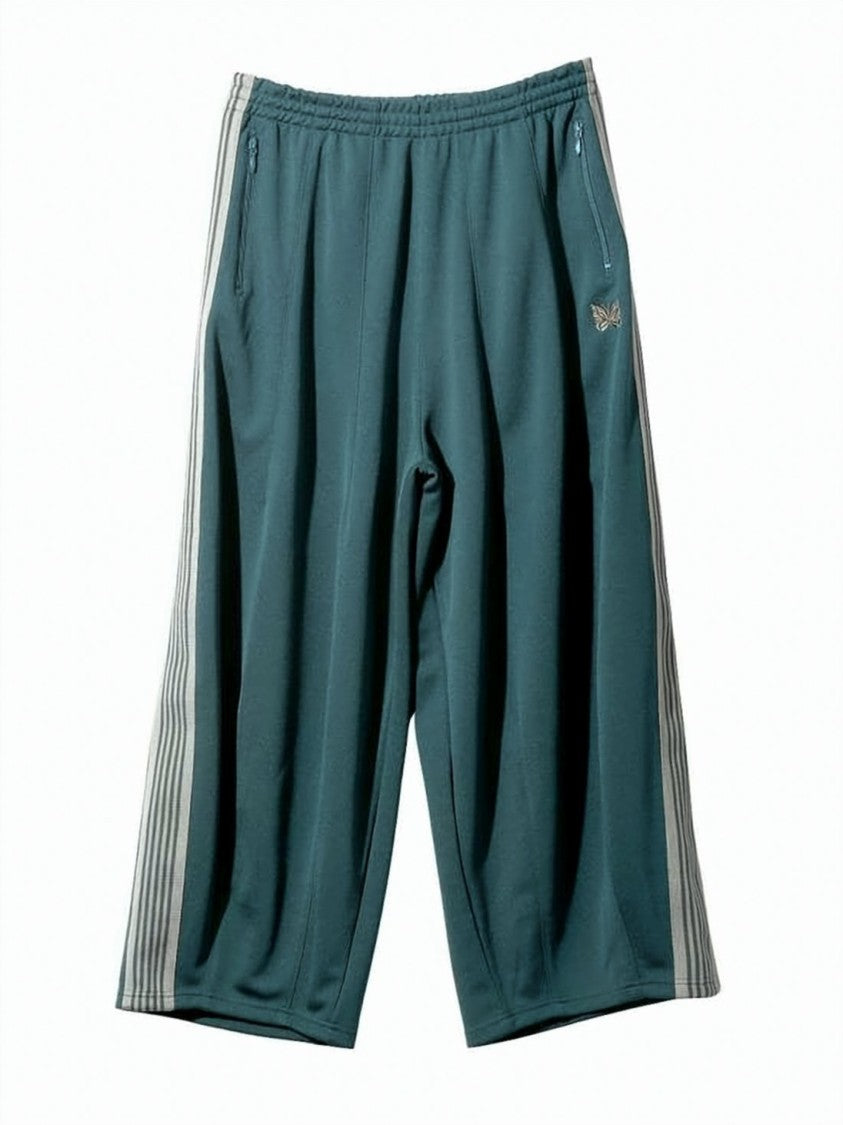 Needles Relaxed Fit Green Polyester Track Pants