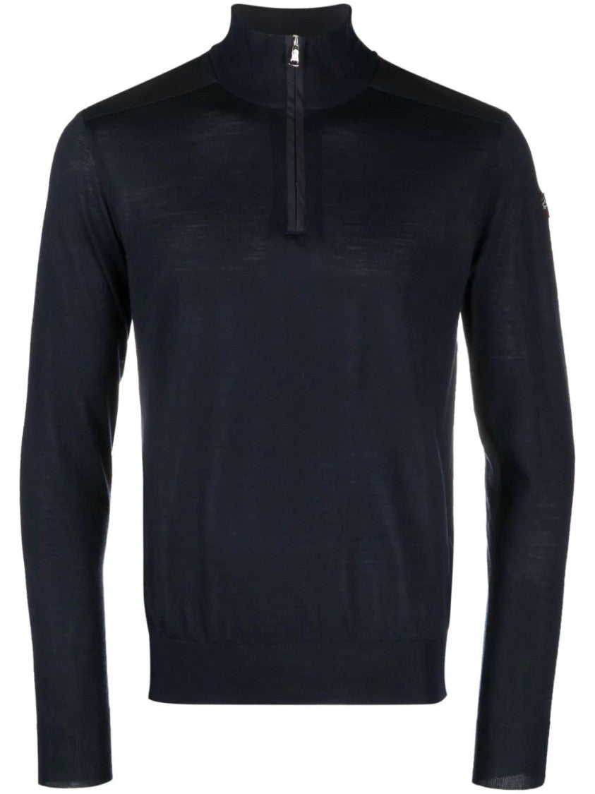 Paul & Shark Zipped Neckline Wool Pullover