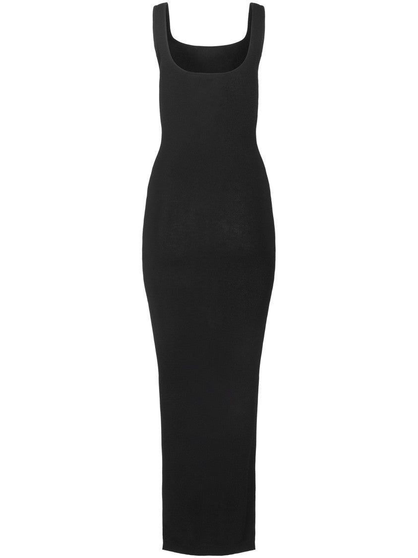 Entire Studios Square Neck Knit Midi Dress