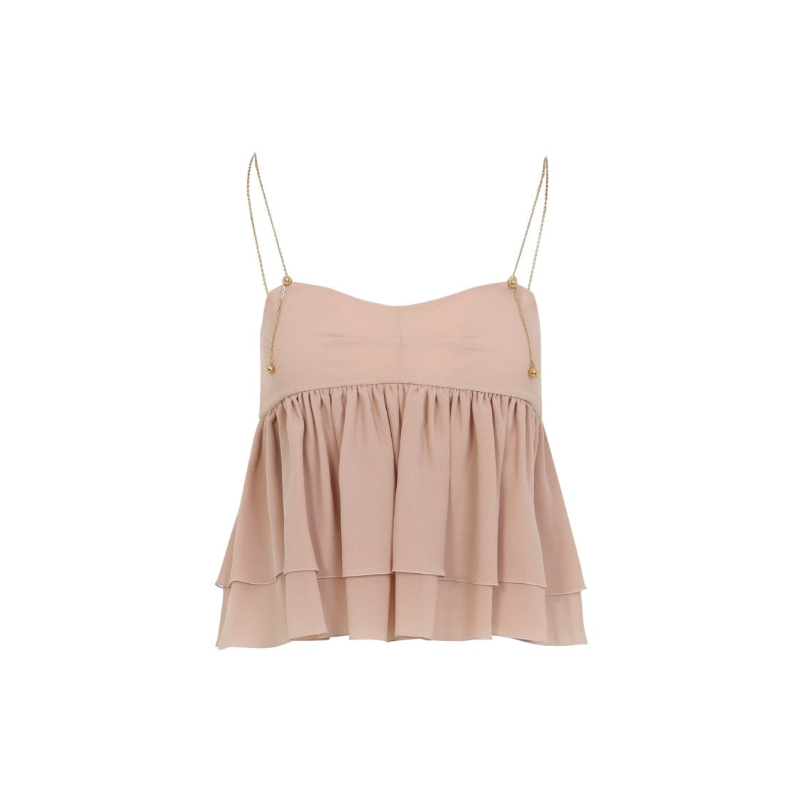Chloé Pink Silk Top