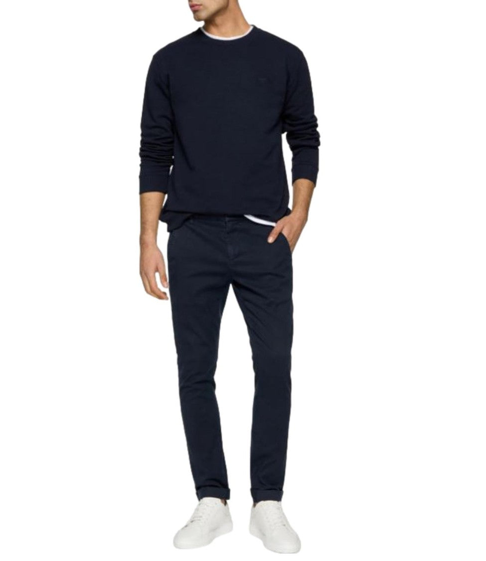 Dondup Straight-Leg Blue Denim Jeans With Five-Pocket Design