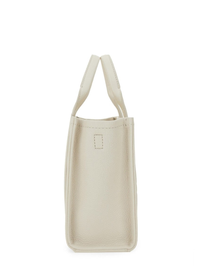 Marc Jacobs Black Smooth Leather Small Structured Tote
