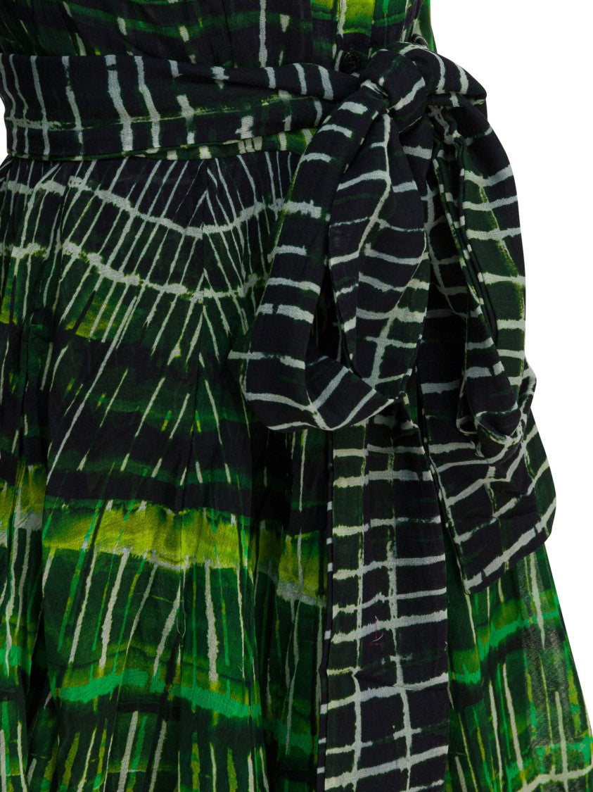 Samantha Sung Green Wool Dress