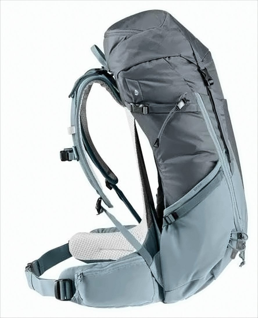 Deuter Structured Grey Backpack With Adjustable Padded Straps