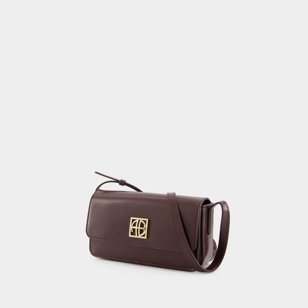 Anine Bing Elly Crossbody - Leather - Burgundy