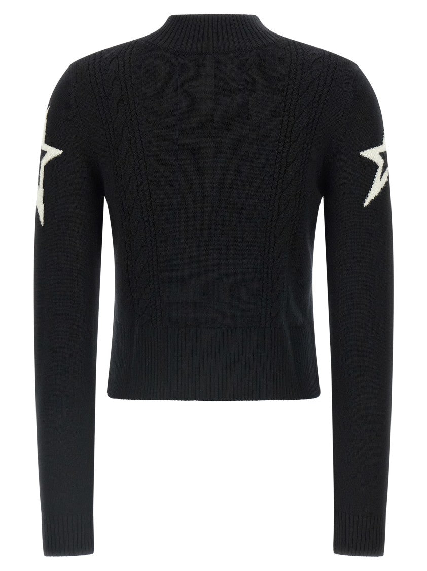 Perfect Moment 'Cable Underwear’ Turtleneck Sweater