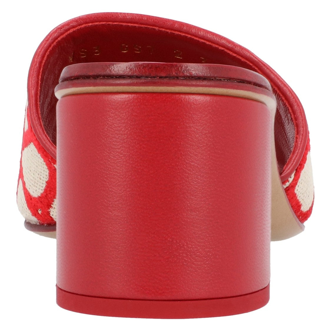 Valentino Vlogo Heel Slides Red