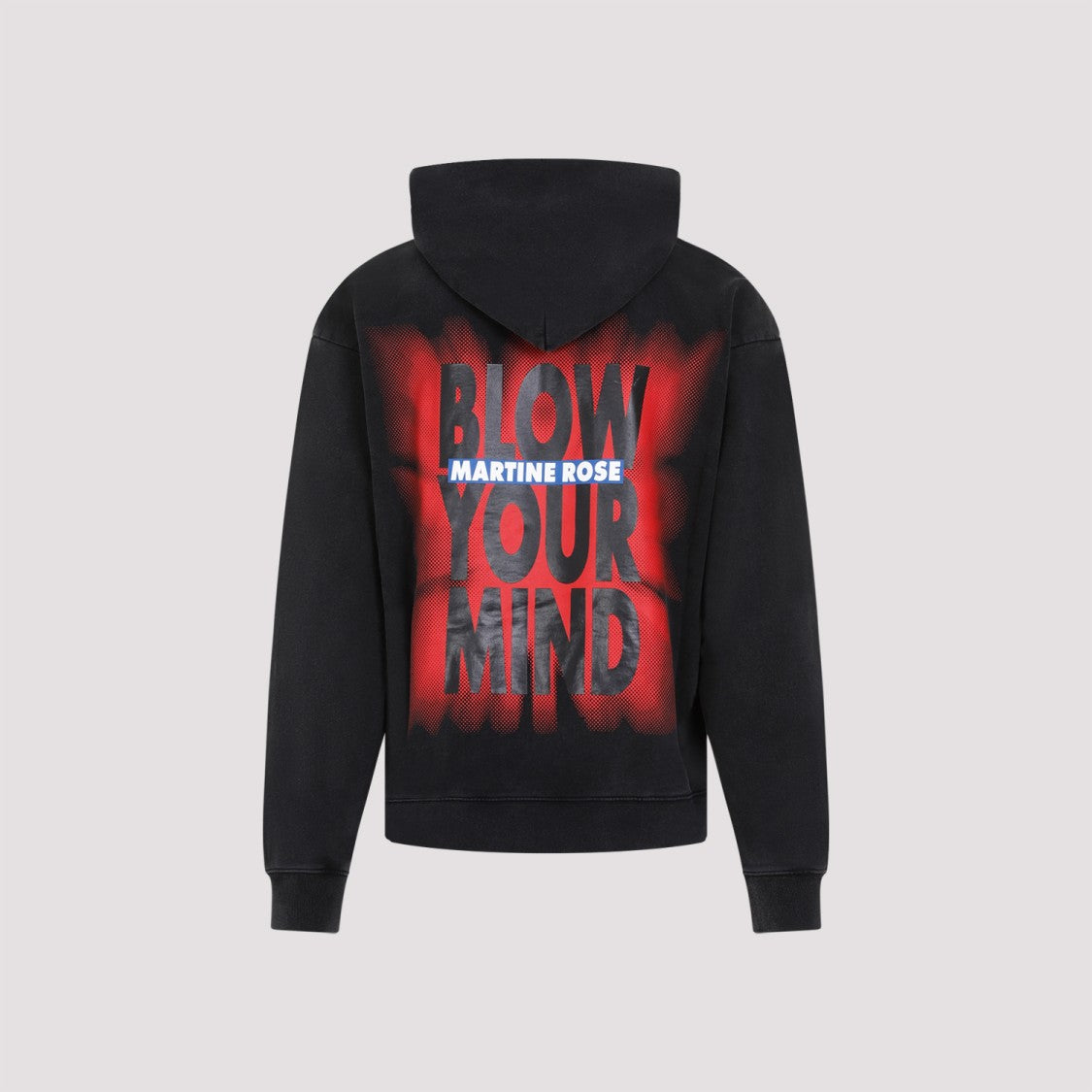 Martine Rose Classic Black Cotton Hoodie