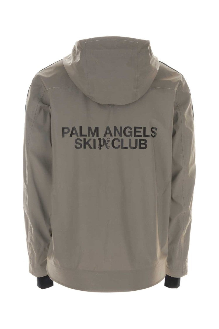 Palm Angels Silver Polyester Ski Jacket