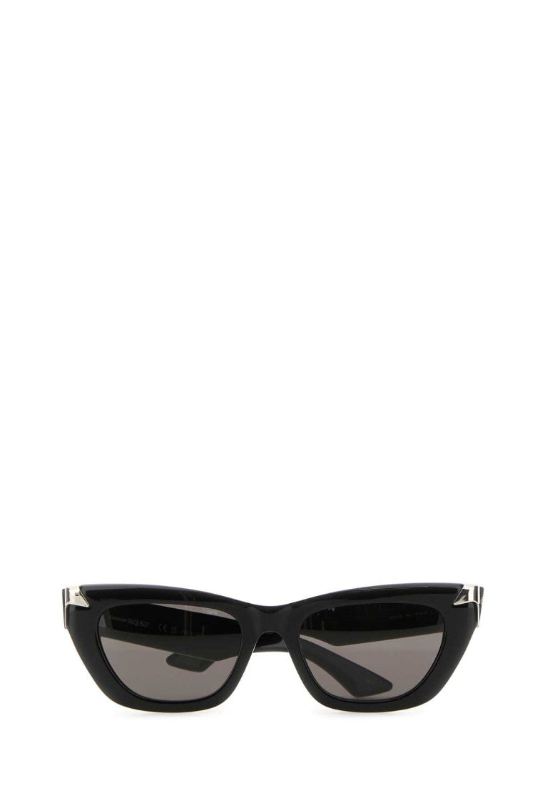 Alexander Mcqueen Black Acetate Punk Rivet Sunglasses