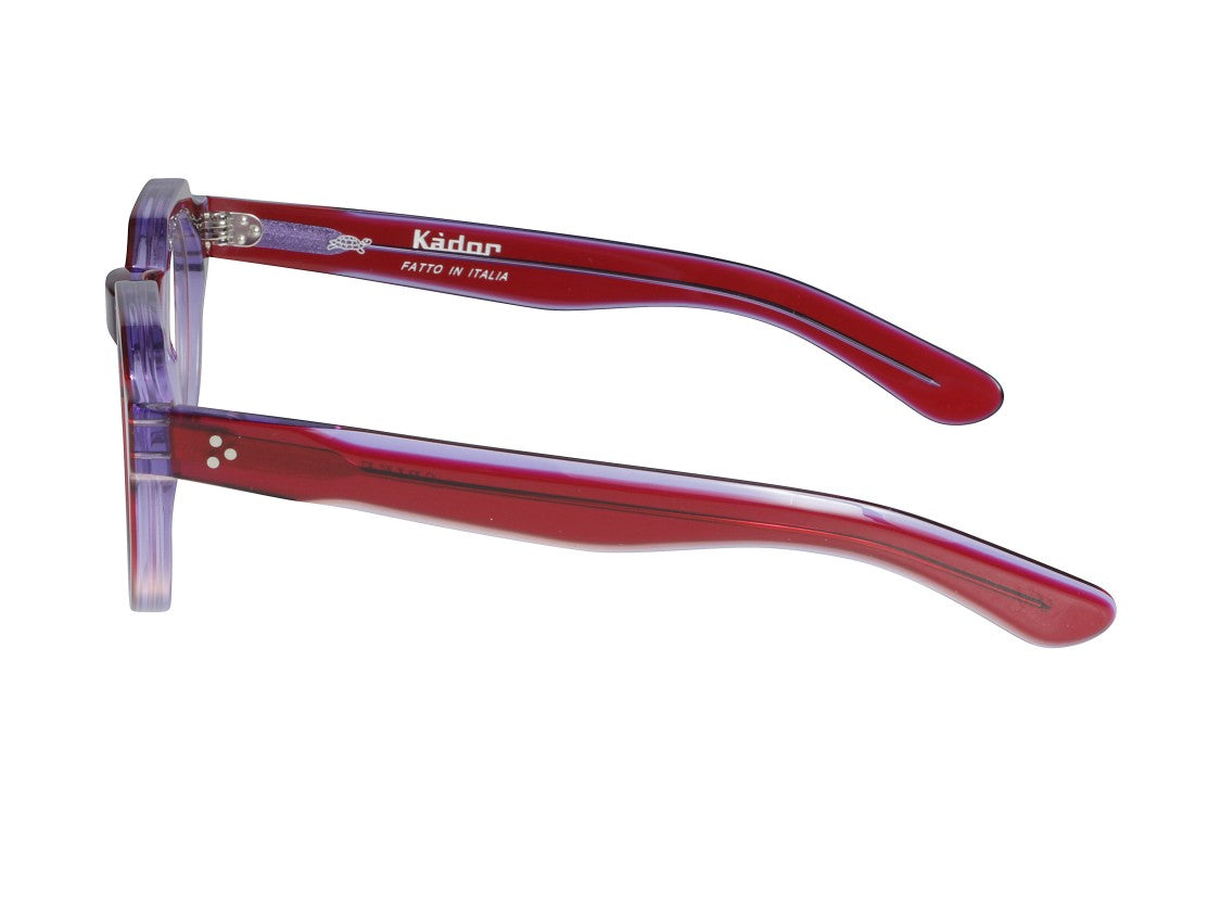 Kador Gold Spike Gradient Round Sunglasses