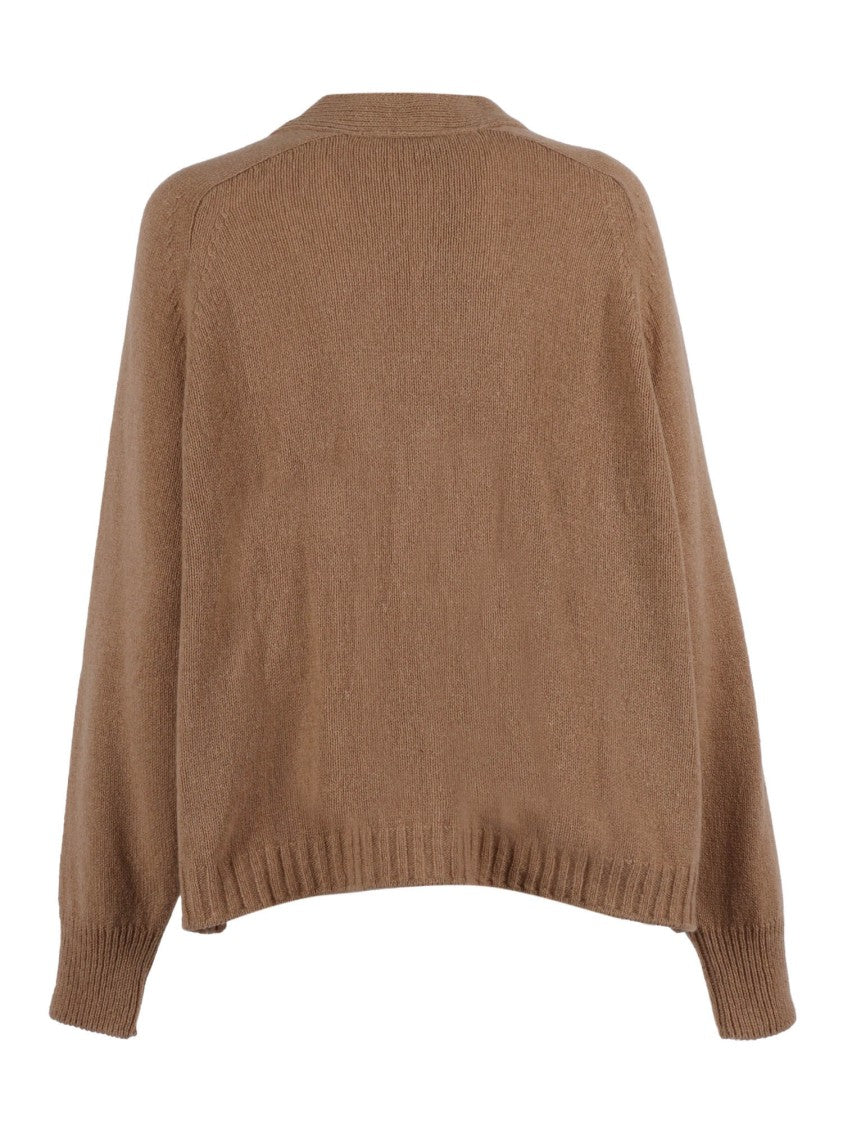 Alberta Ferretti Cropped Cashmere-Wool Blend Cardigan With Floral Sequin Embellishments