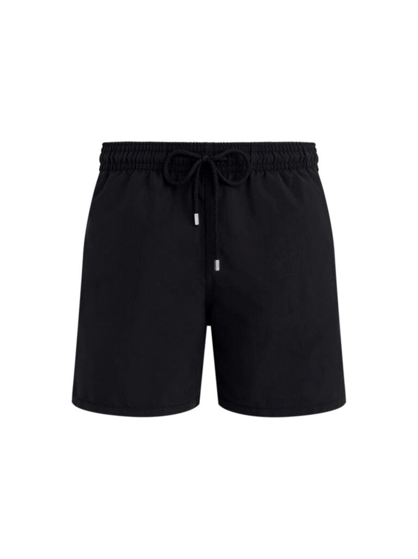 Vilebrequin Black Swim Shorts With Adjustable Drawstring