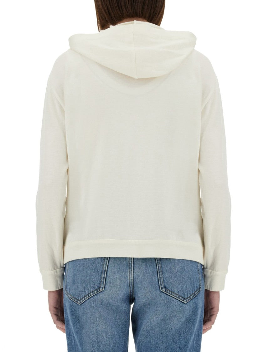 Brunello Cucinelli Cotton And Silk Interlock Topwear