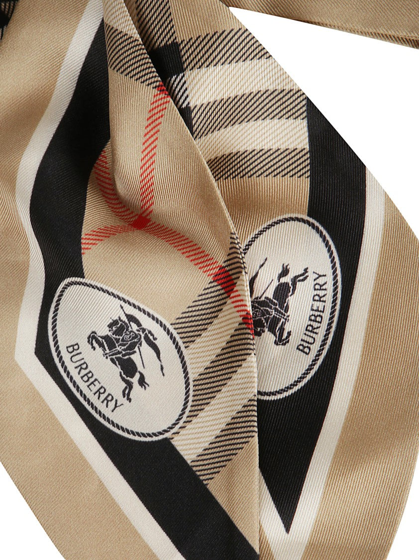 Burberry Rectangular Silk Scarf