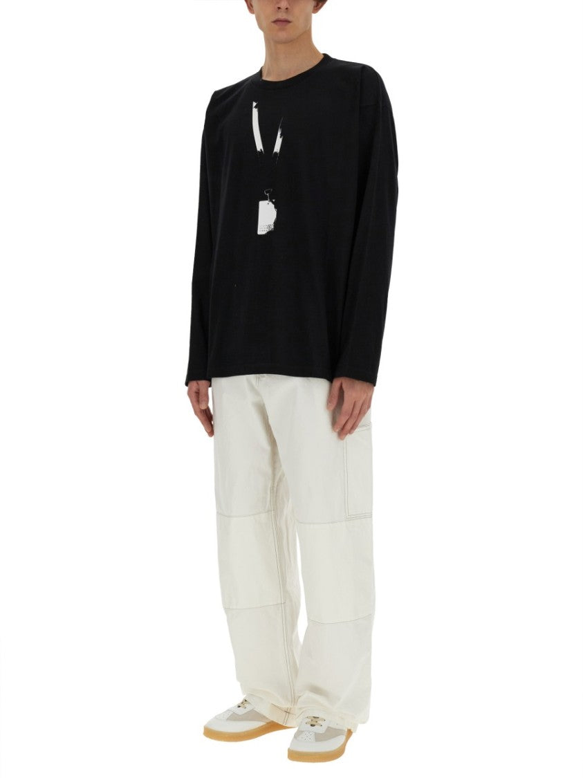 Mm6 By Maison Margiela Cotton Canvas Pants