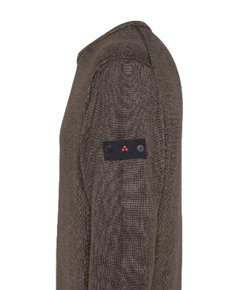 Peuterey Slim Fit Crew-Neck Sweater Acid-Dyed Merino