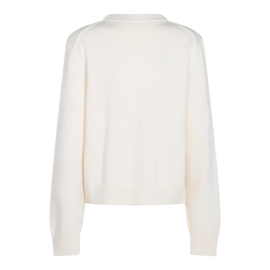 Jil Sander White Wool Knitwear