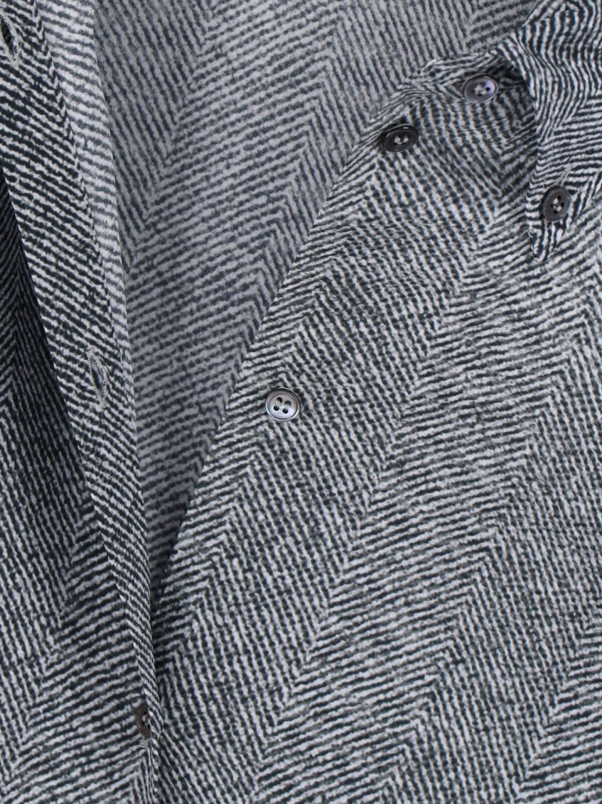 Ermanno Scervino Herringbone Shirt – Grey