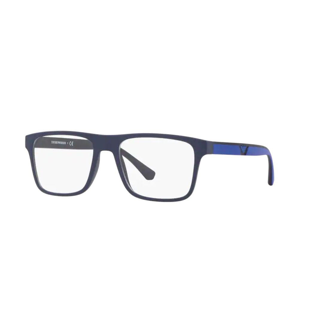 Emporio Armani 0Ea4115 Rectangular Eyeglasses With Matte Finish