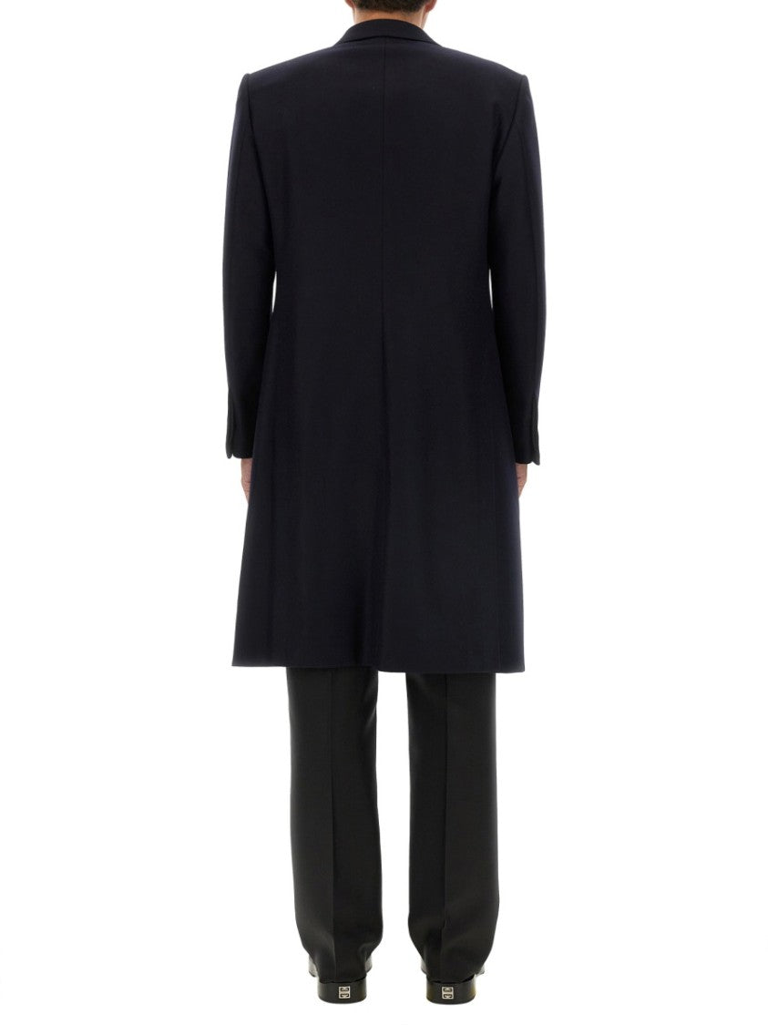 Givenchy Tailored Long Coat With Sharp Lapels