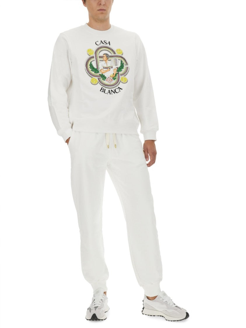 Casablanca Regular Fit Sweatshirt With Logo Design