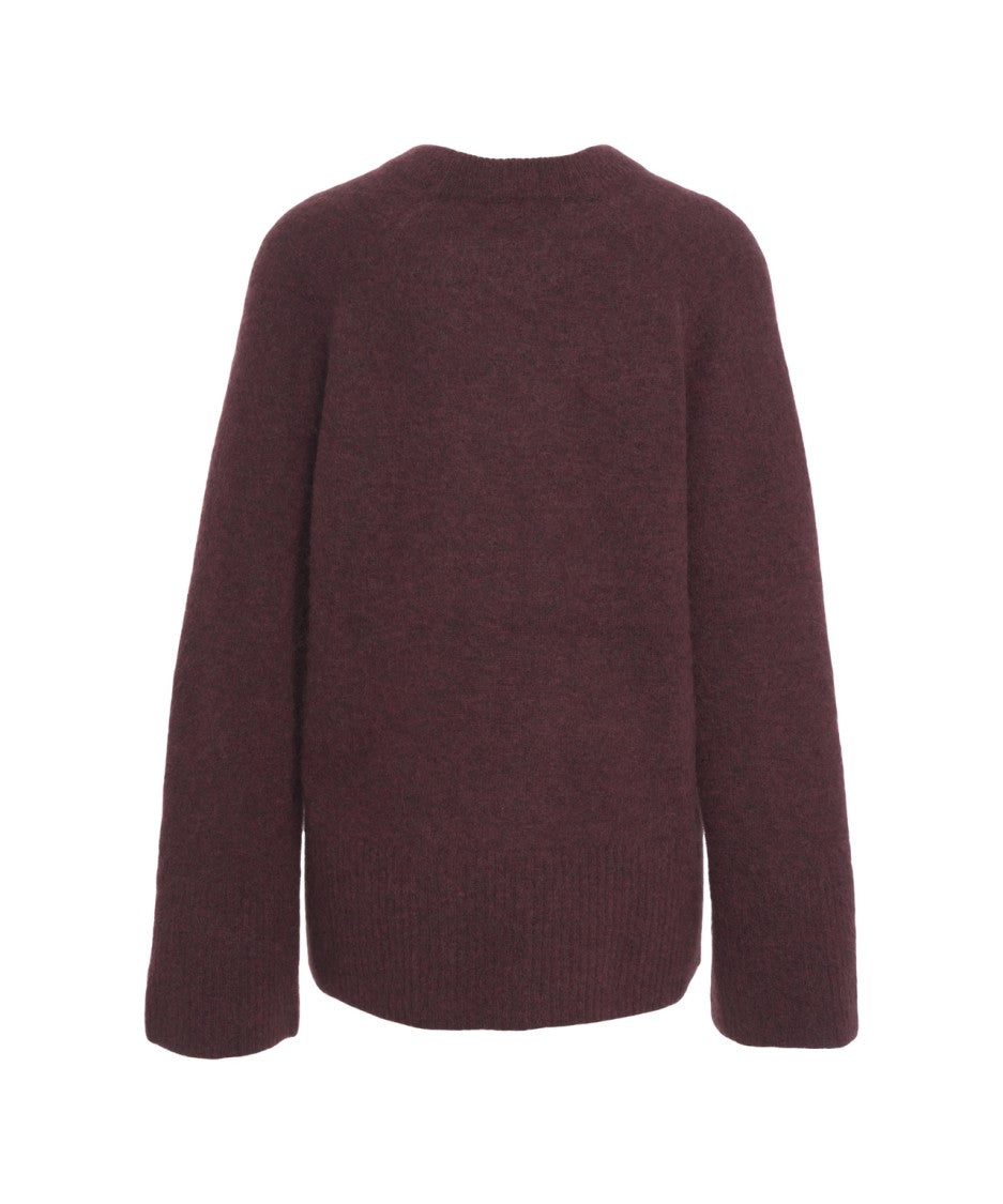 Second Female Relaxed Fit Knit Sweater With Ribbed Detailing