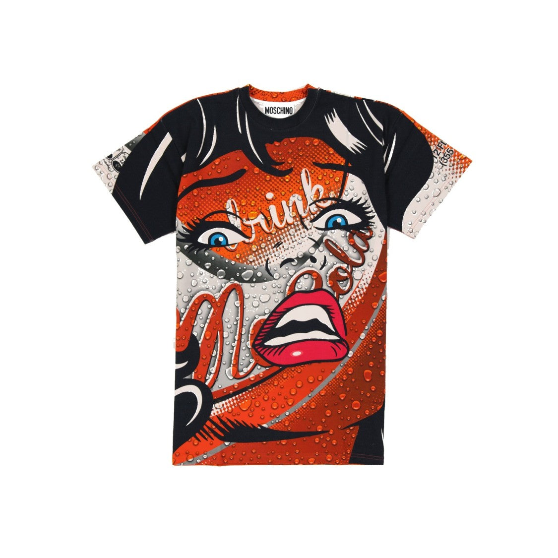 Moschino Printed Cotton Mini Dress