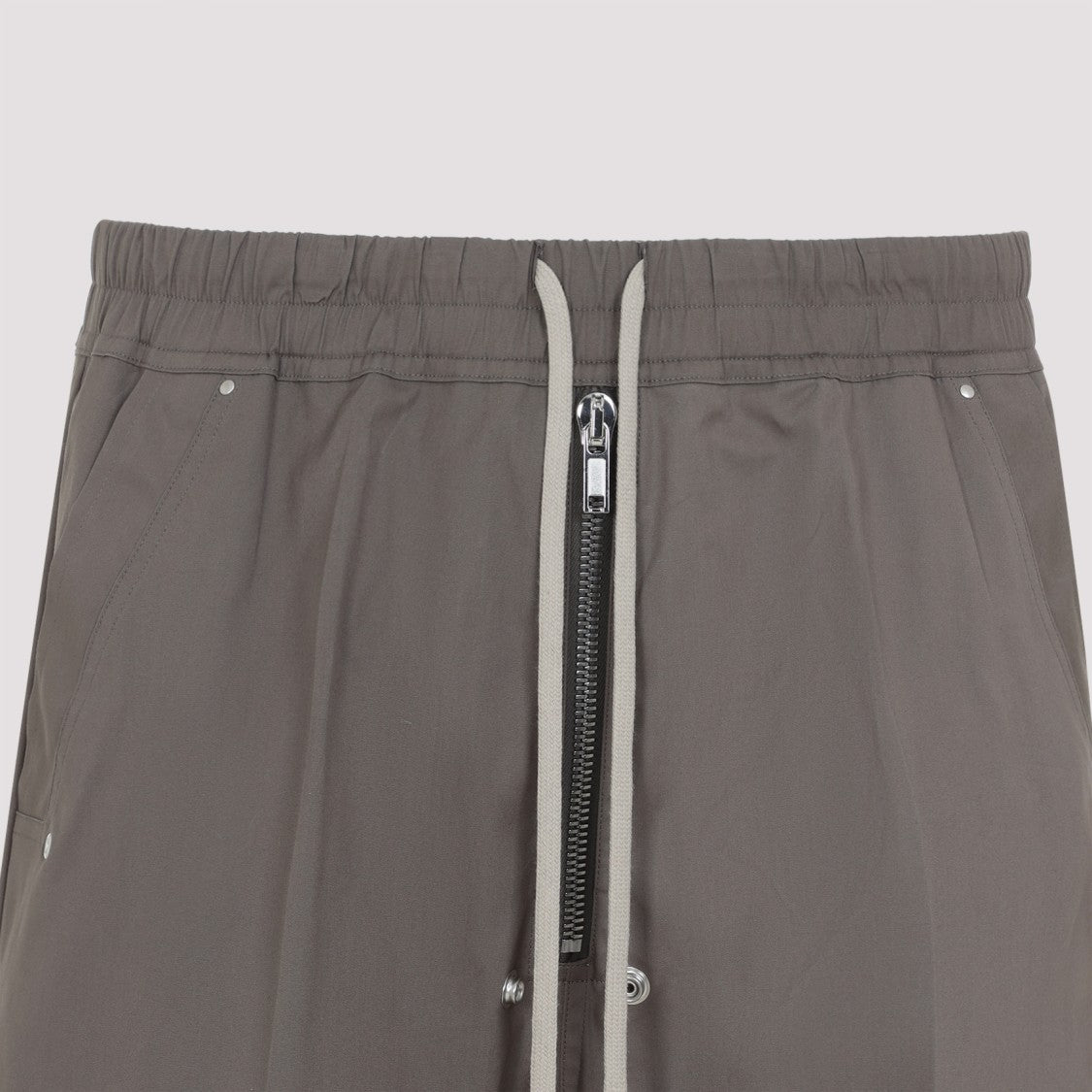 Rick Owens Dust Grey Cotton Wide Bela Pants