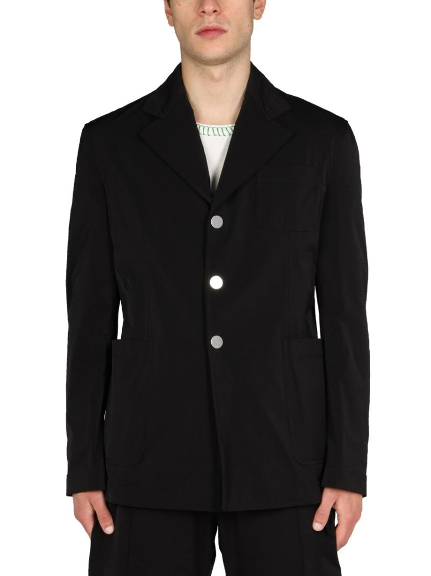 Bottega Veneta Single-Breasted Jacket With Notched Lapels