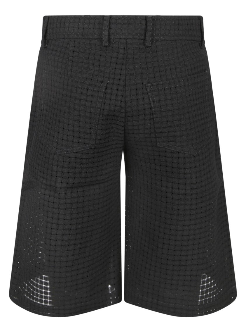 Séfr Black Structured Shorts