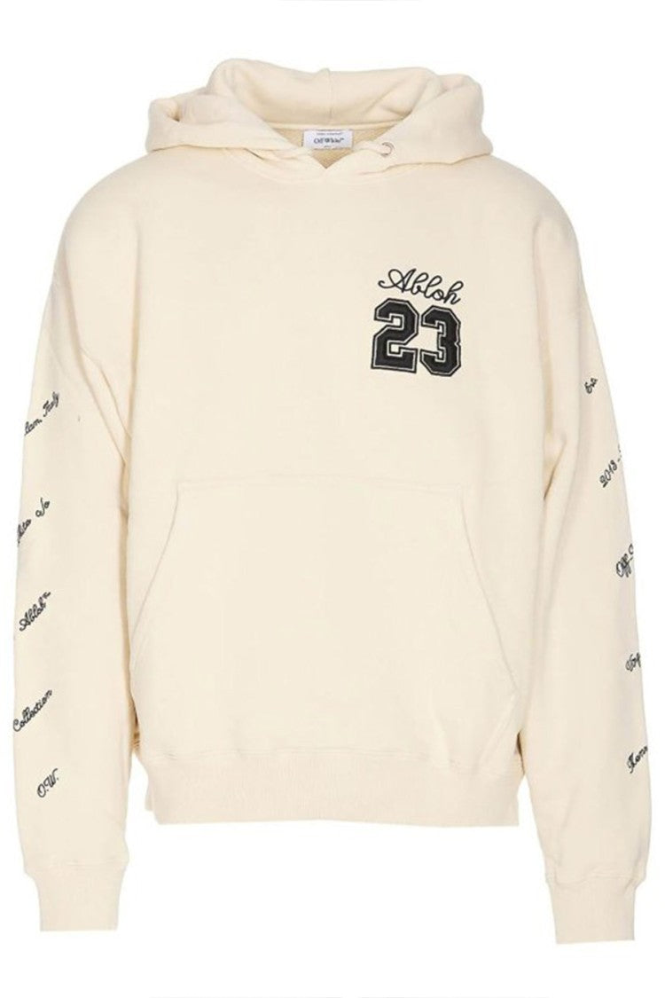 Off-White 23 Logo Skate Cotton Hoodie