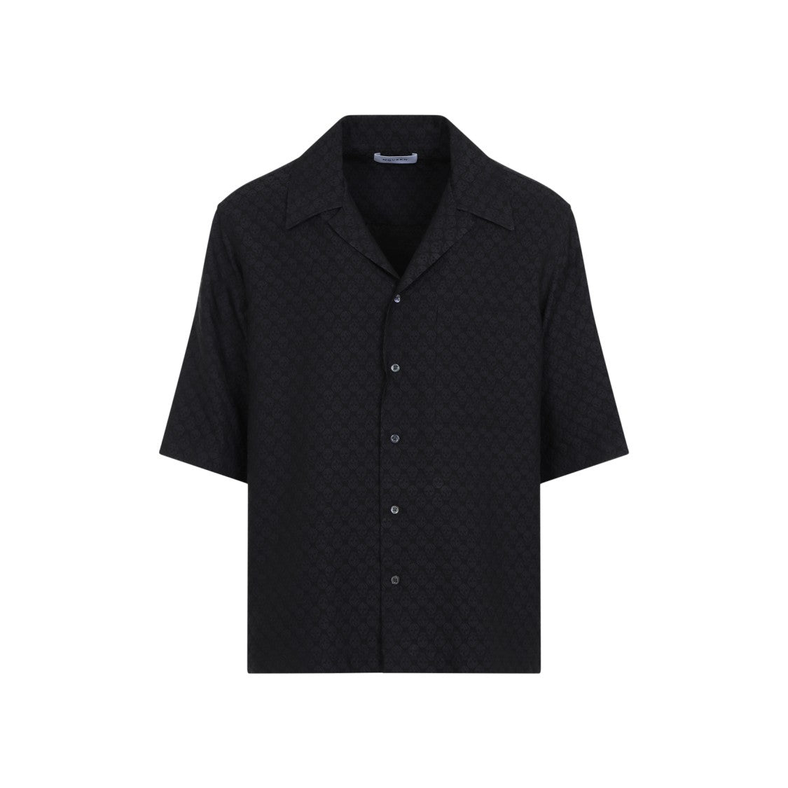 Alexander Mcqueen Short-Sleeved Black Shirt