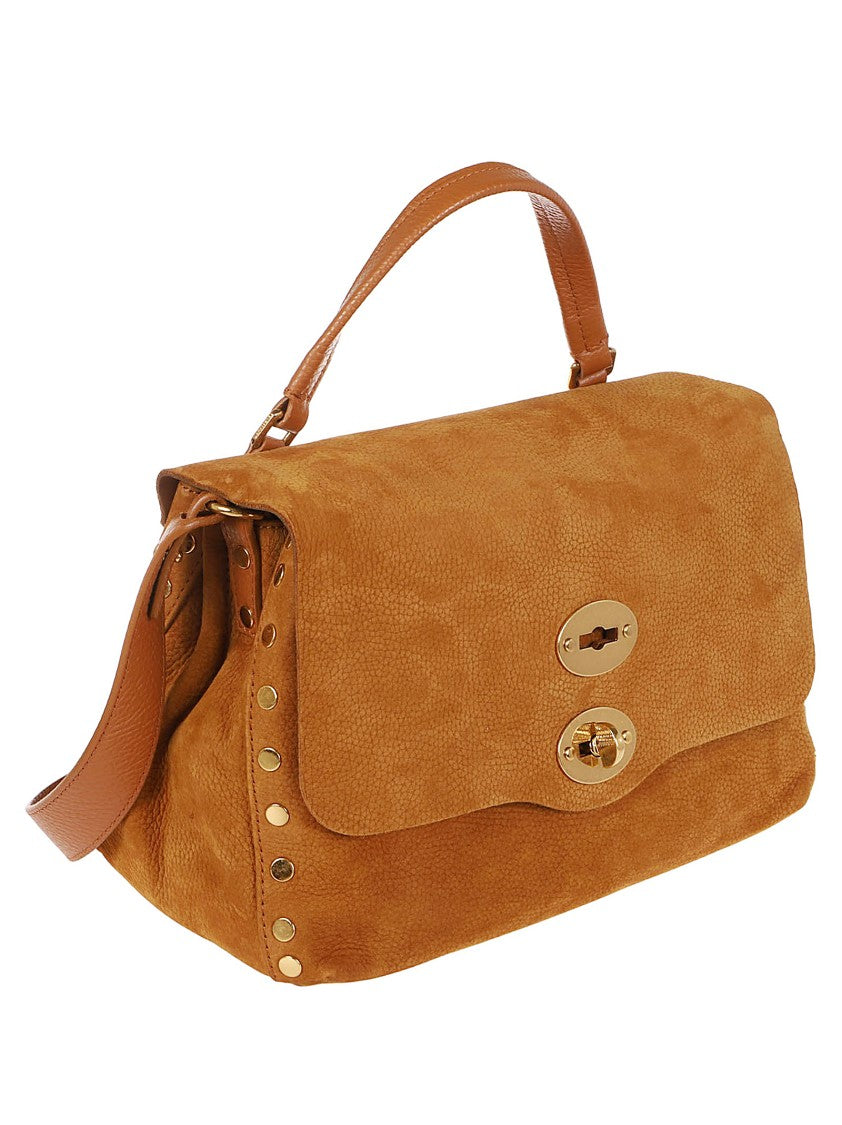 Zanellato Rectangular Suede Leather Shoulder Bag