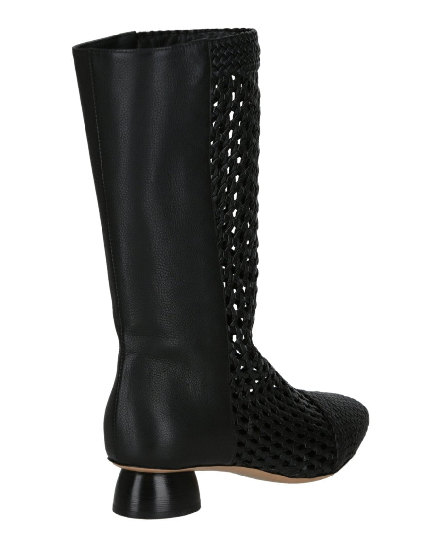 Ferragamo Tarsina Woven Boots