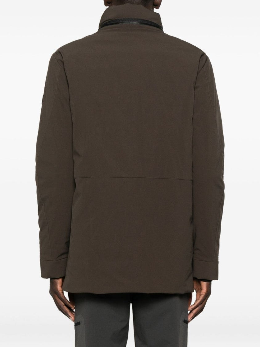 Peuterey Classic Tailored Brown Coat