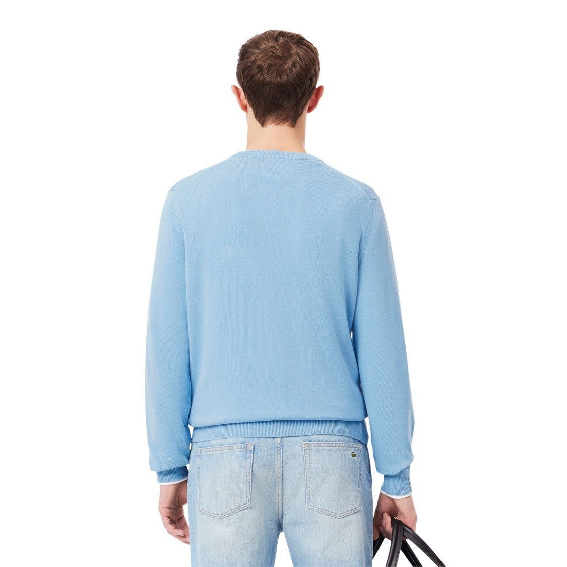 Lacoste Crew Neck Organic Cotton Sweater