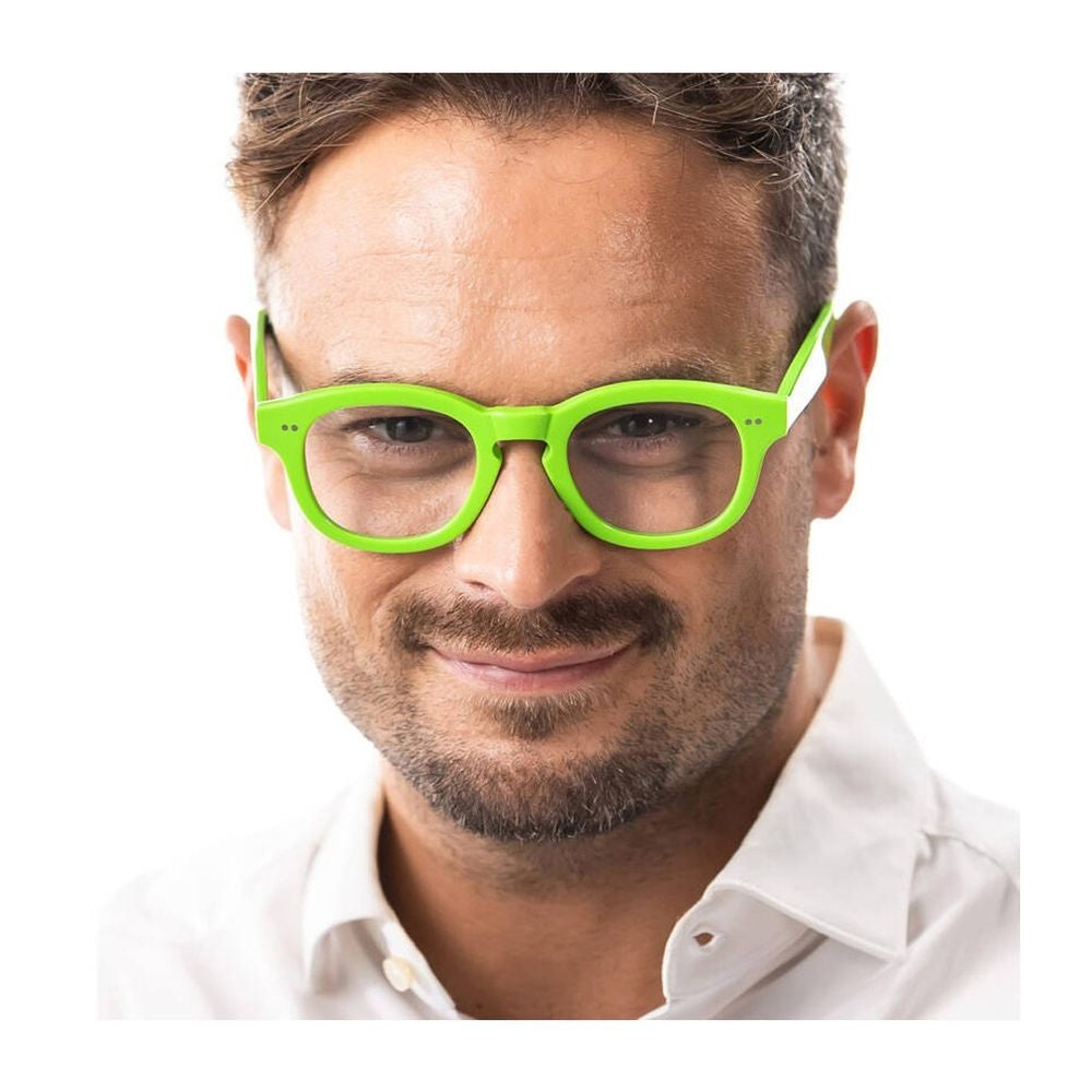 Toffoli Costantino T070 Phantos-Shape Fluorescent Green Acetate Eyewear